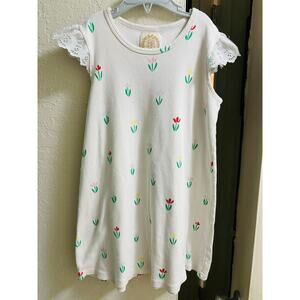 Beaufort Bonnet Tulips Polly Play Dress Size 8 EUC